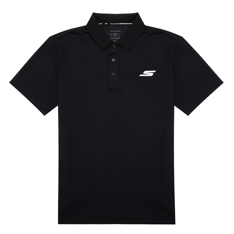 斯凯奇男子短袖POLO衫男POLO短袖P122M053-0018